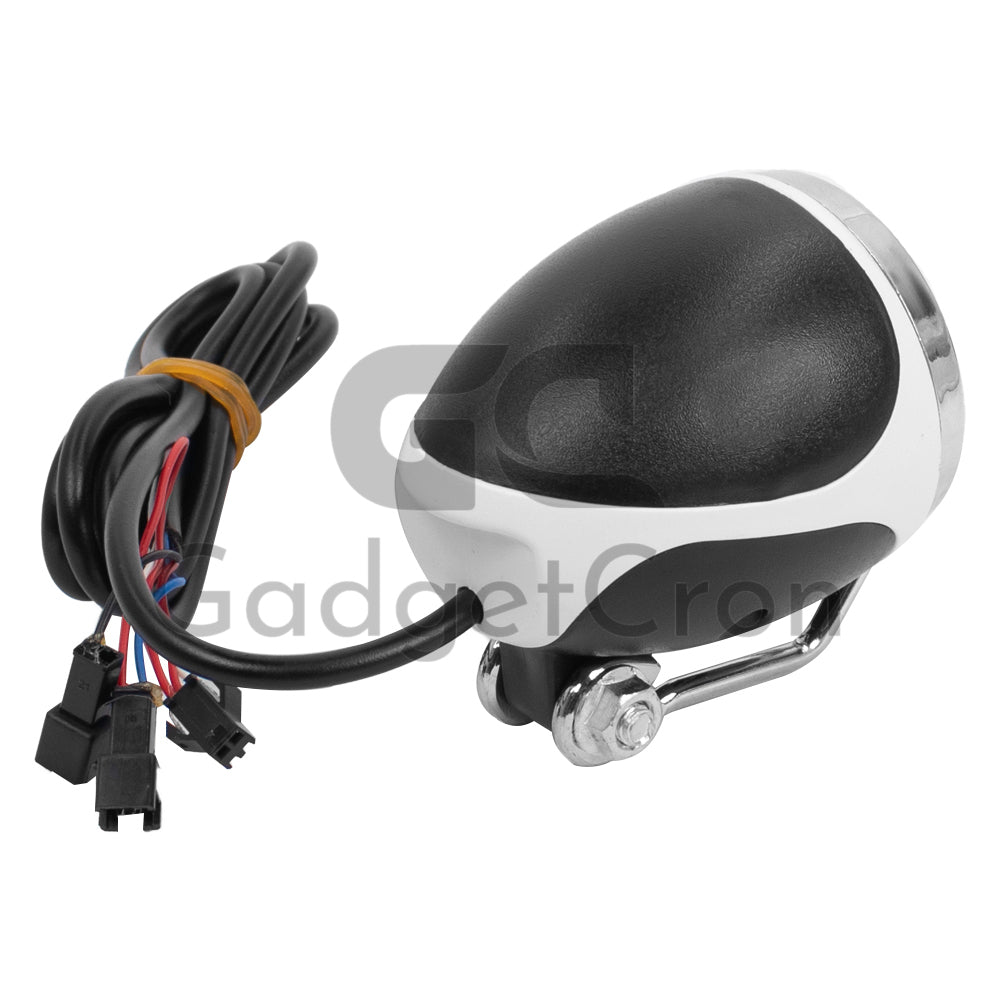 Solas Lampa Tosaigh Chun Ceannlampa stiúir Kugoo M4 Scooter Leictreach