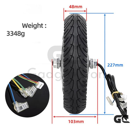 Engine Motor 36V 350W With 8.5 Inch Solid Tyre Front Wheel for Xiaomi M365/1S/Pro