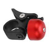 Scooter Bell With Folding Hook Aluminum Alloy Crisp Clear Sound Compact Handlebar Horn with screws