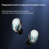 Wireless Bluetooth Audio 2-in-1 Speaker with Earbuds RGB Light Portable