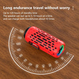 Wireless Bluetooth Audio 2-in-1 Speaker with Earbuds RGB Light Portable