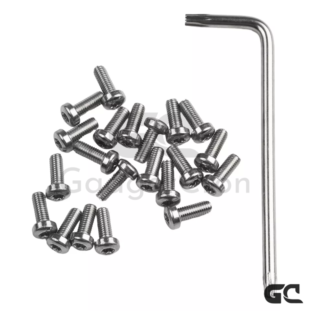 Kit completo de placa base de metal de acero inoxidable con cubierta de batería a prueba de agua con tornillos para XIAOMI M365/1S/Pro/Pro2