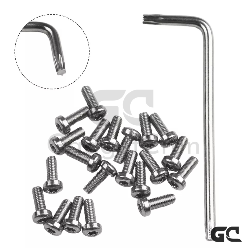 Kit completo de placa base de metal de acero inoxidable con cubierta de batería a prueba de agua con tornillos para XIAOMI M365/1S/Pro/Pro2