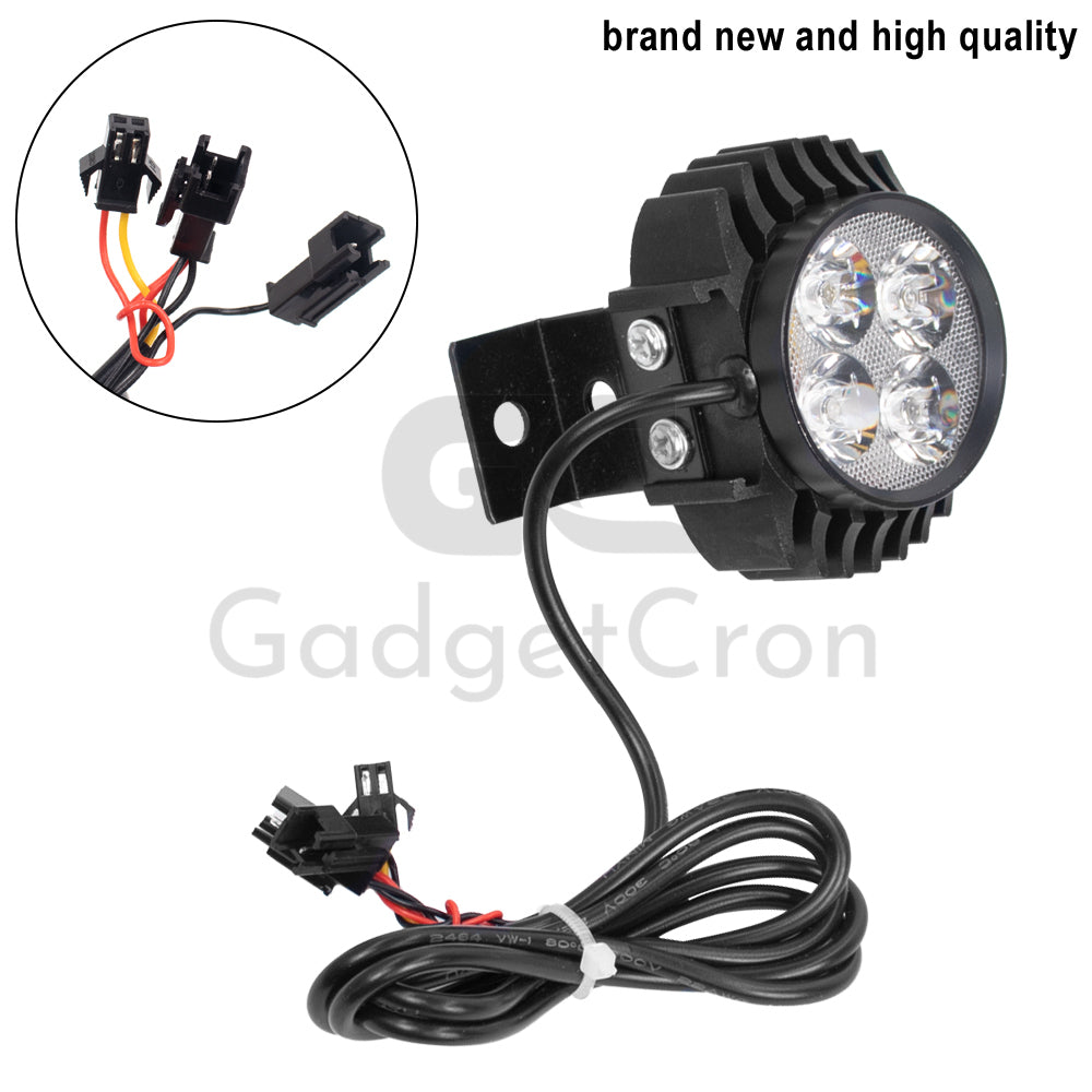 Front LED Headlight With Horn Electric Scooter Spare Parts for Kugoo Kirin M4 Pro