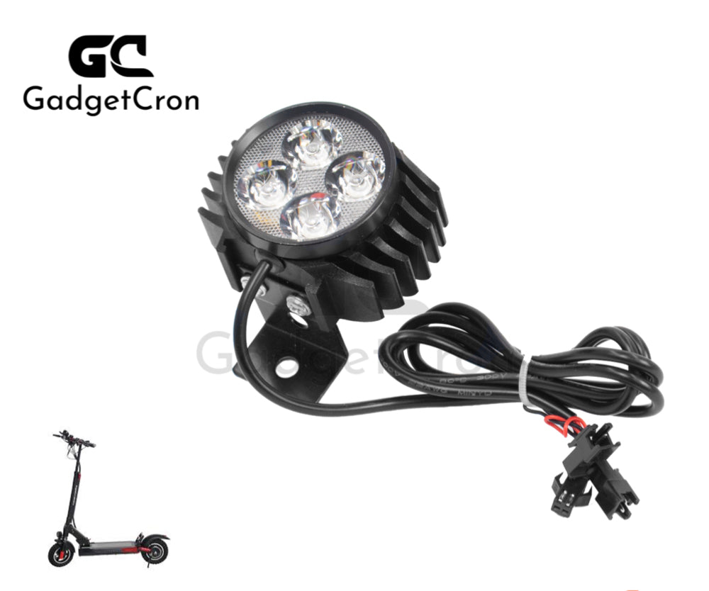 Front LED Headlight With Horn Electric Scooter Spare Parts for Kugoo Kirin M4 Pro