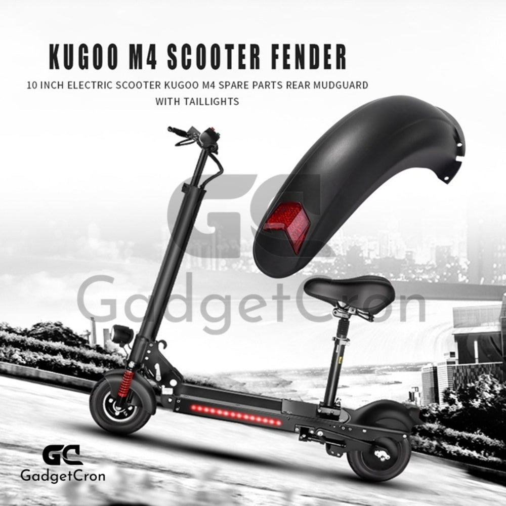 Kugoo M4 Rear Fender Mug Guard Tail Light Electric Scooter Spare Parts