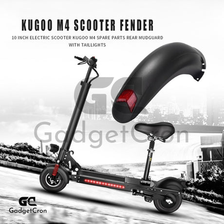 Kugoo M4 Rear Fender Mug Guard Tail Light Scooter Leictreach Páirteanna breise