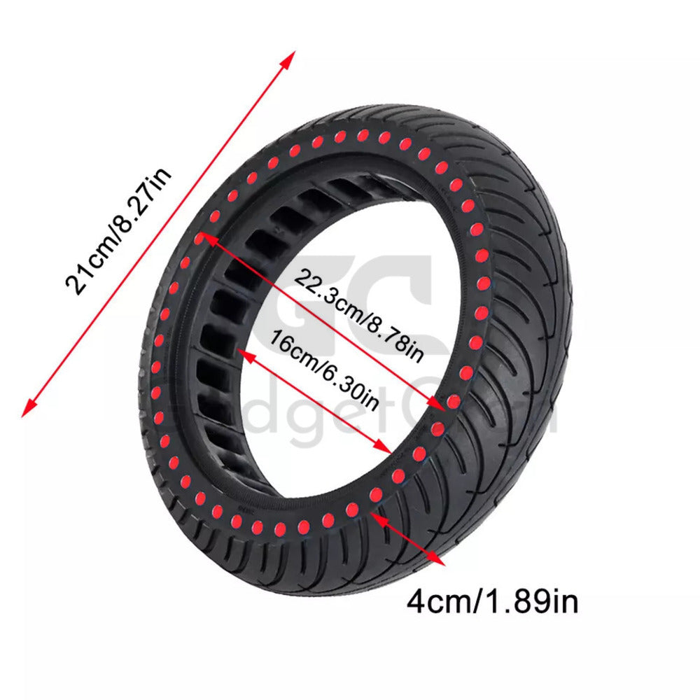 8.5x2" 36mm slot Tubeless Puncture Proof Solid Tyre Electric Scooter Honeycomb 8.5 Inch