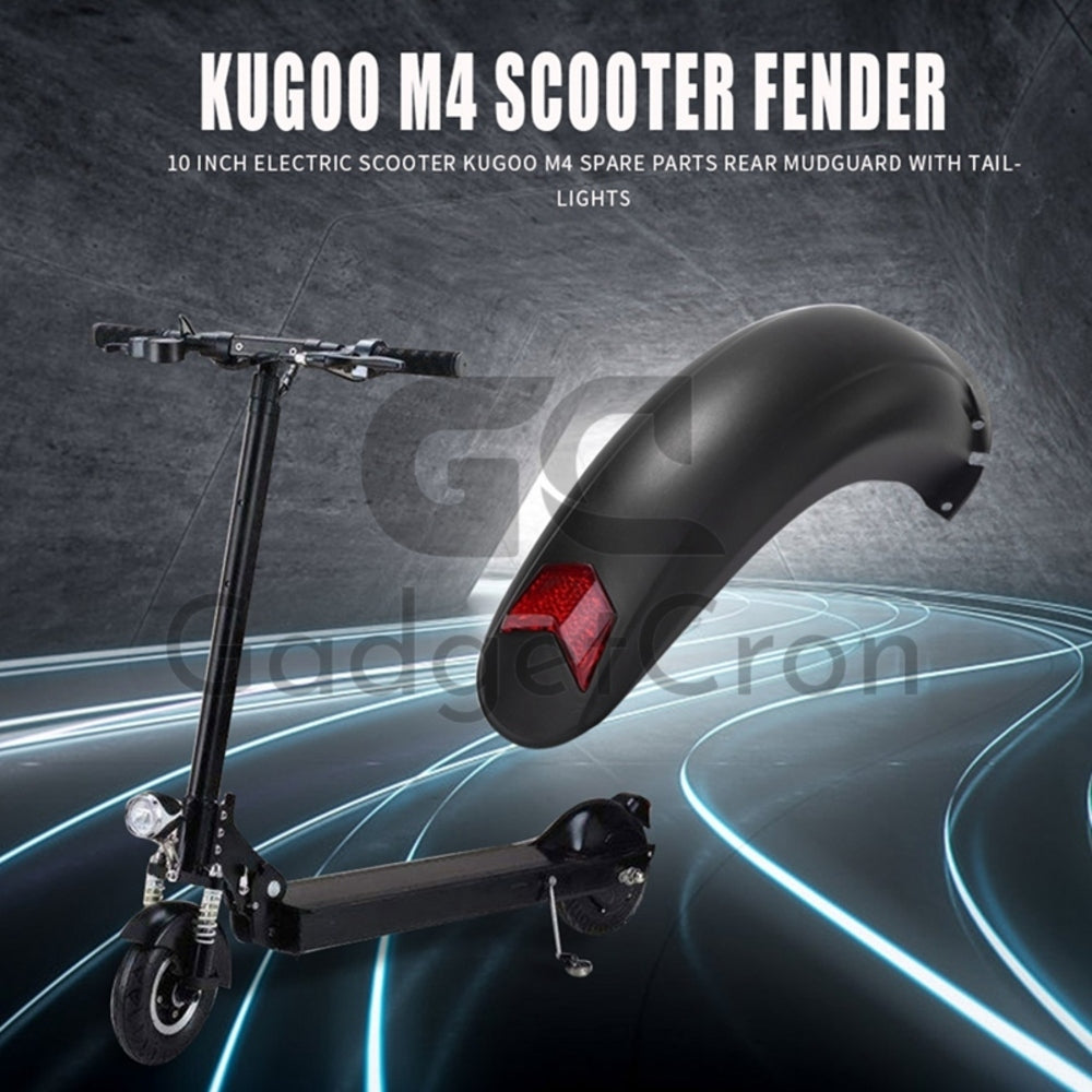 Kugoo M4 Rear Fender Mug Guard Tail Light Electric Scooter Spare Parts